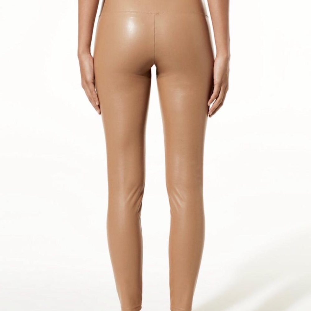 Wilfred Daria faux-leather pant/legging in camel